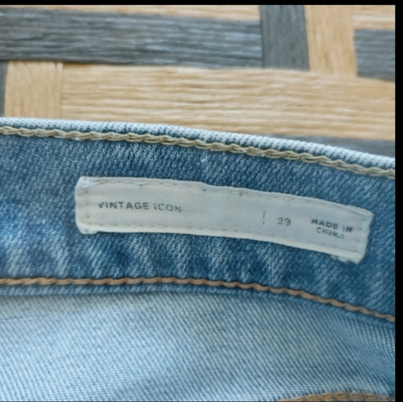 PacSun Vintage Icon Pre-Distressed Straight Leg Jeans Sz: 29 - Picture 4 of 8